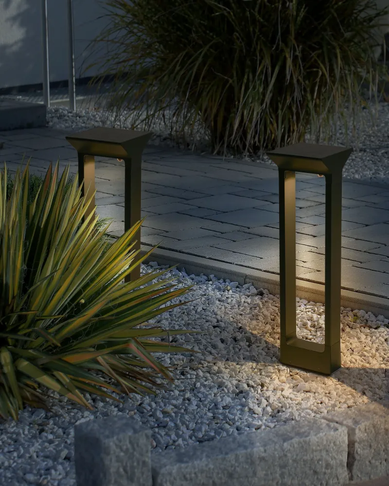 Candeeiro LED de jardim Bollard preto 60 cm MALDEN com Grau de Proteção IP67