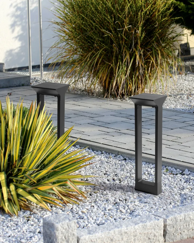Candeeiro LED de jardim Bollard preto 60 cm MALDEN com Grau de Proteção IP67