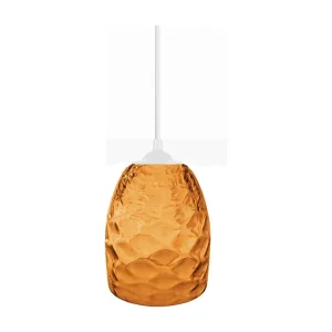 Candeeiro de mesa TOSEL LAM.LUGANO metálico rasgar cinza D34 x H33 cm