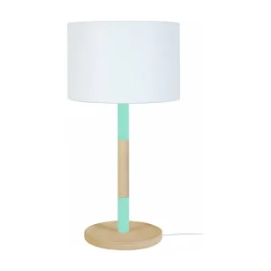 Candeeiro de mesa TOSEL TÉTRAÈDRE B madeira geométrico madeira puro D35 x H35 cm