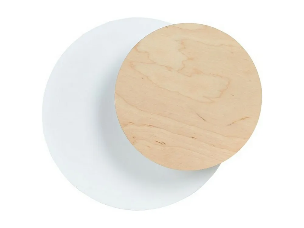 Candeeiro de Parede Circle, Branco, 22x20x13 cm, EPIKASA
