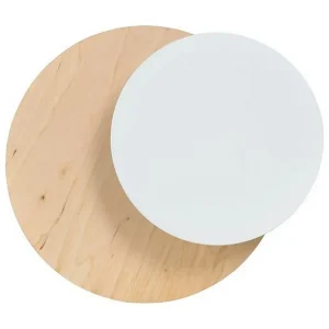 Candeeiro de Parede Circle, Branco, 22x20x13 cm, EPIKASA