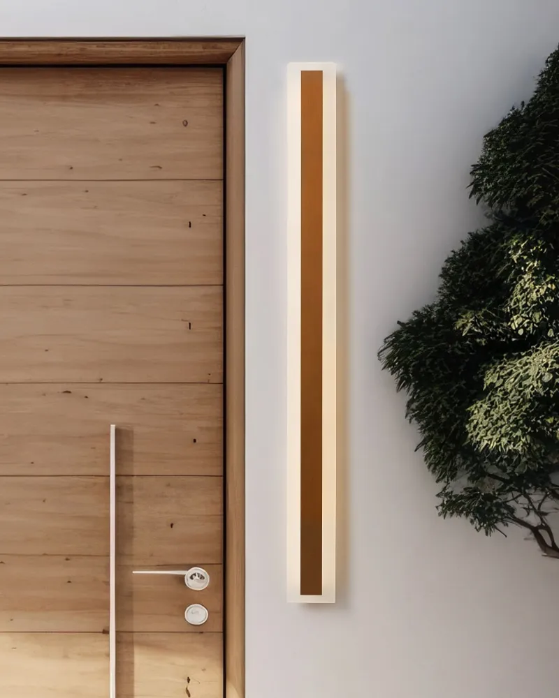 Candeeiro de parede LED com dourado 100 cm ROSALIE | Autônomo | Recarregável