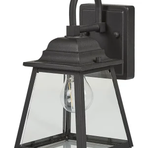 Candeeiro de parede preto 33 cm GARRY