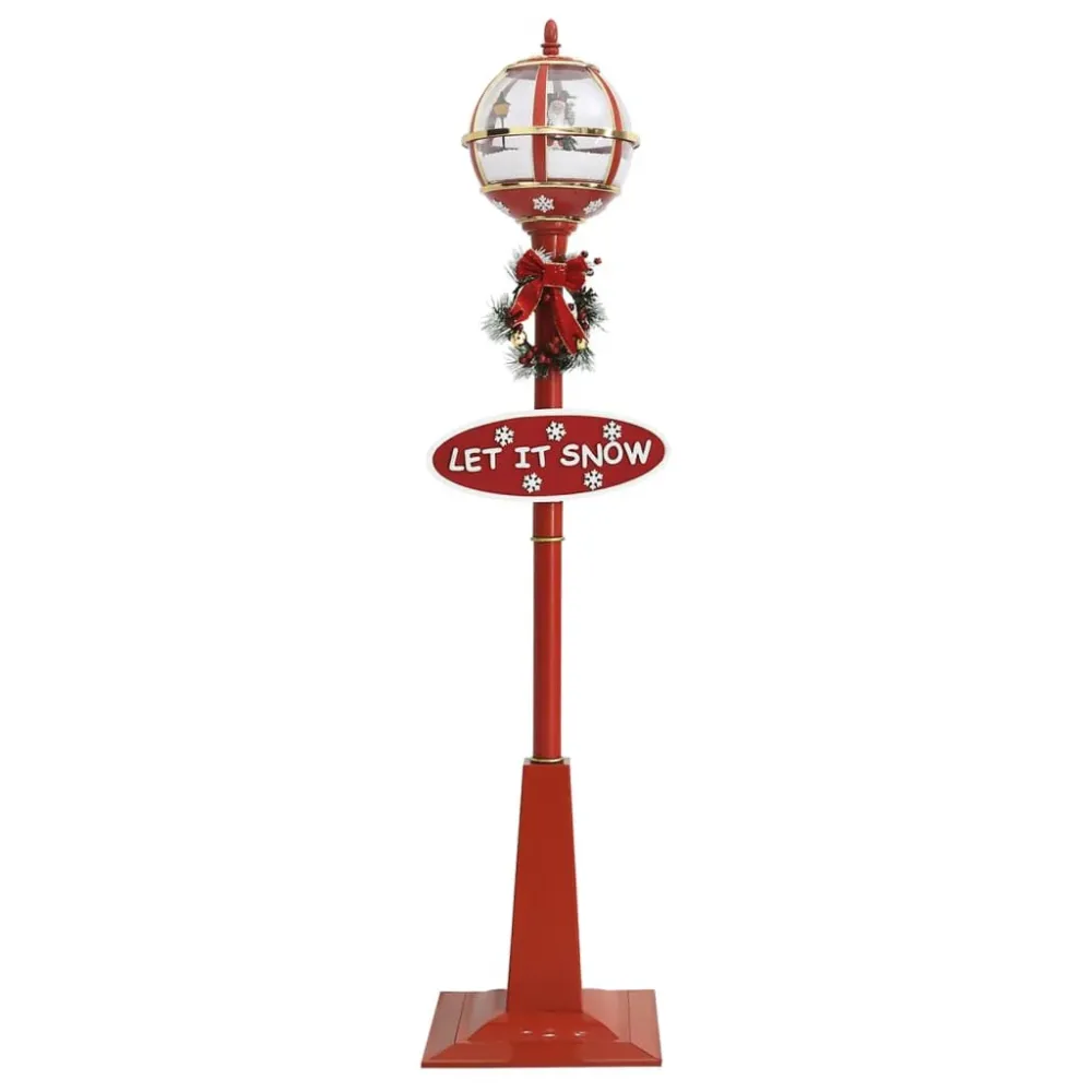 Candeeiro de rua natalício com Pai Natal 175 cm LED