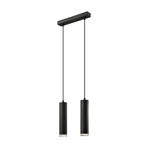 Candeeiro Suspenso Franco, Preto, 99x32x8 cm, EPIKASA