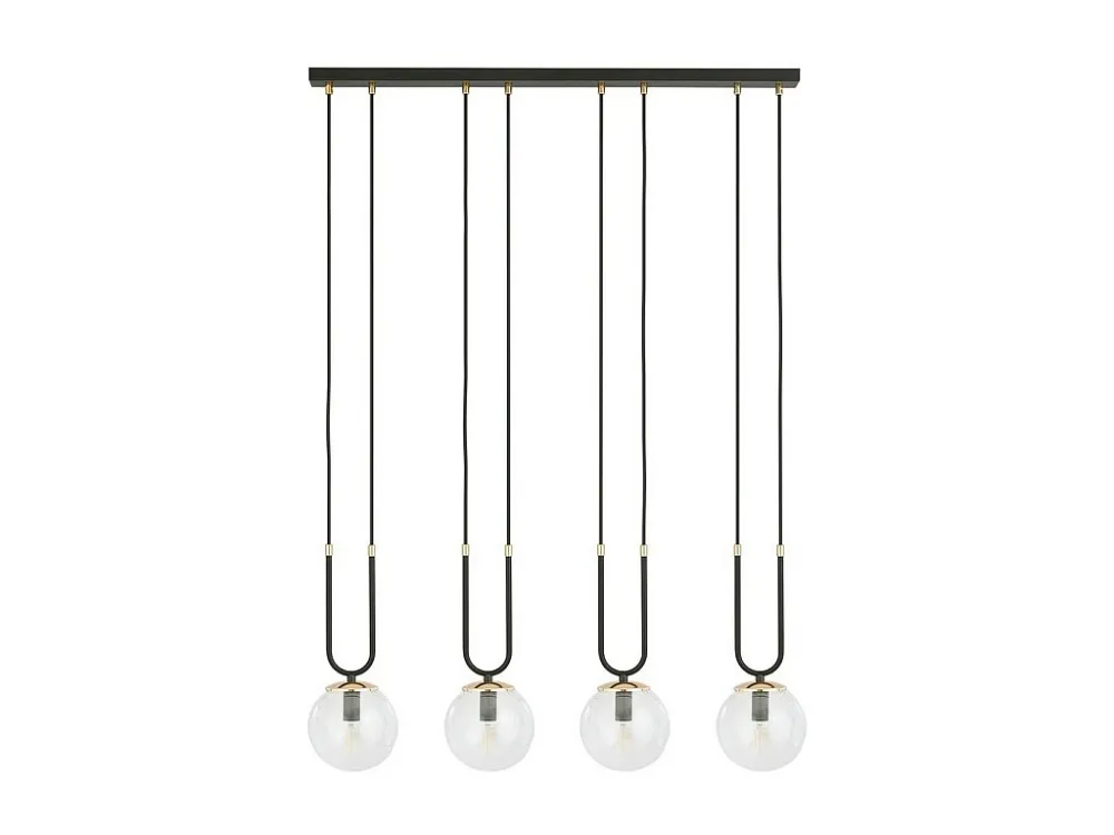 Candeeiro Suspenso Glam, Preto, 92x115x15 cm, EPIKASA