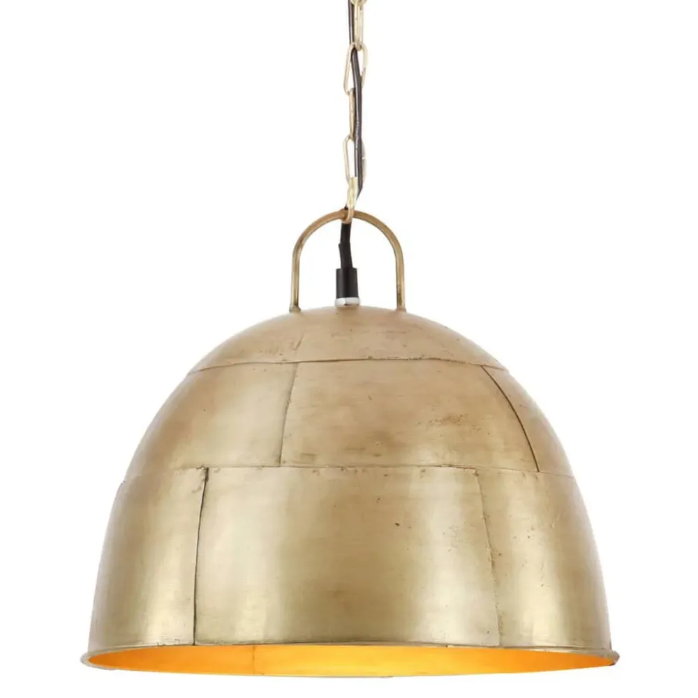 Candeeiro teto nostálgico indust. redondo 25 W 31 cm E27 bronze