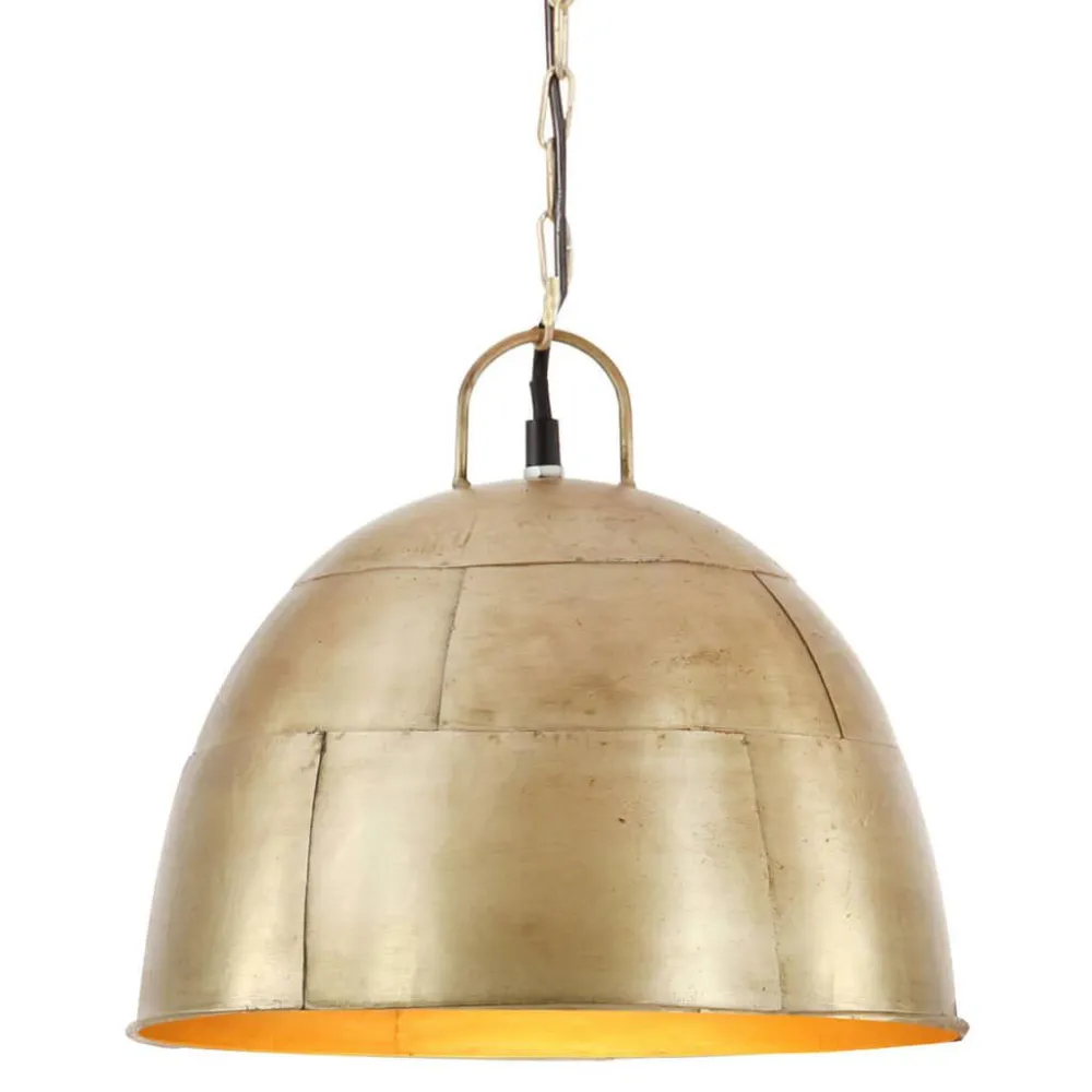 Candeeiro teto nostálgico indust. redondo 25 W 31 cm E27 bronze