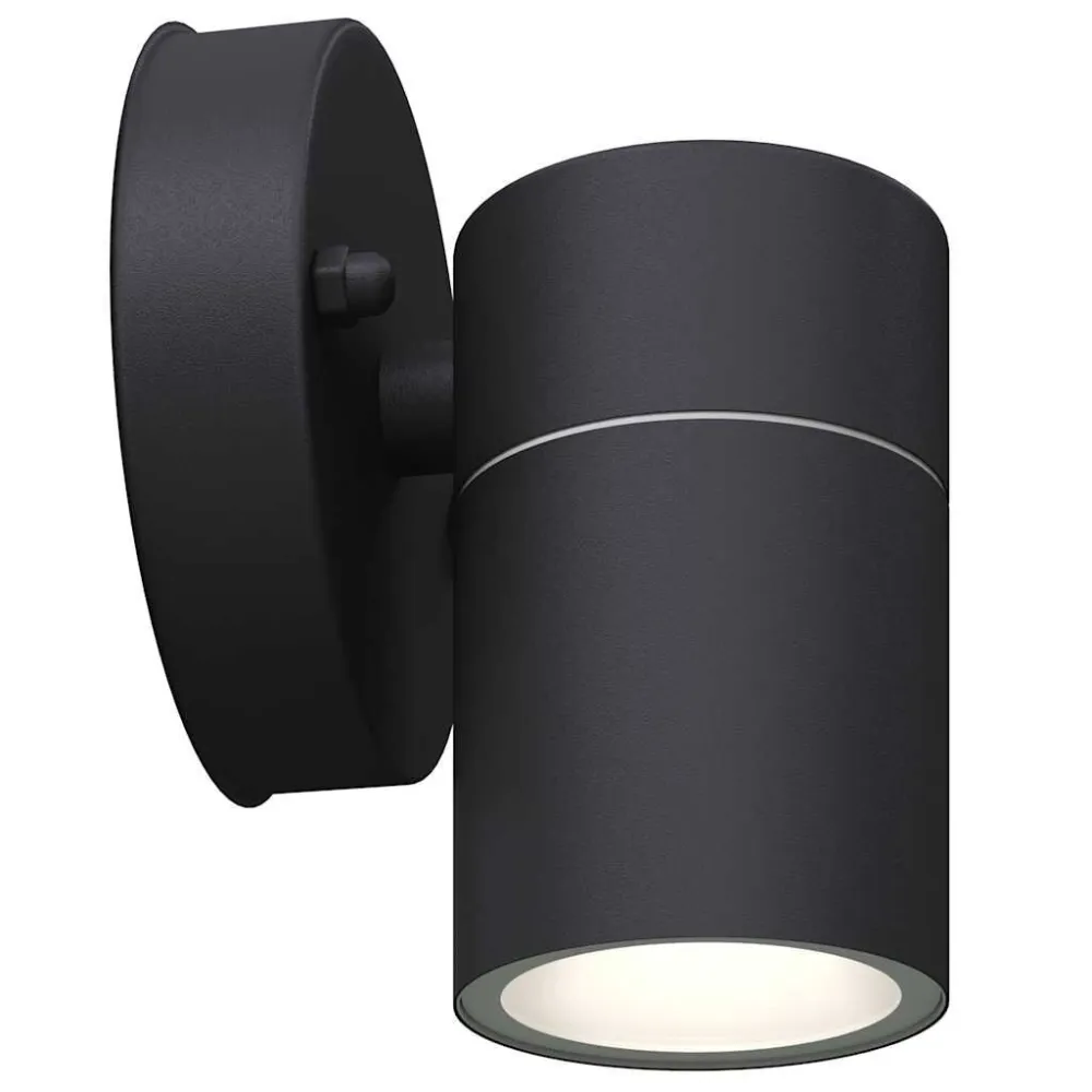 Candeeiros LED parede iluminação inf. exterior 2 pcs ço inox.