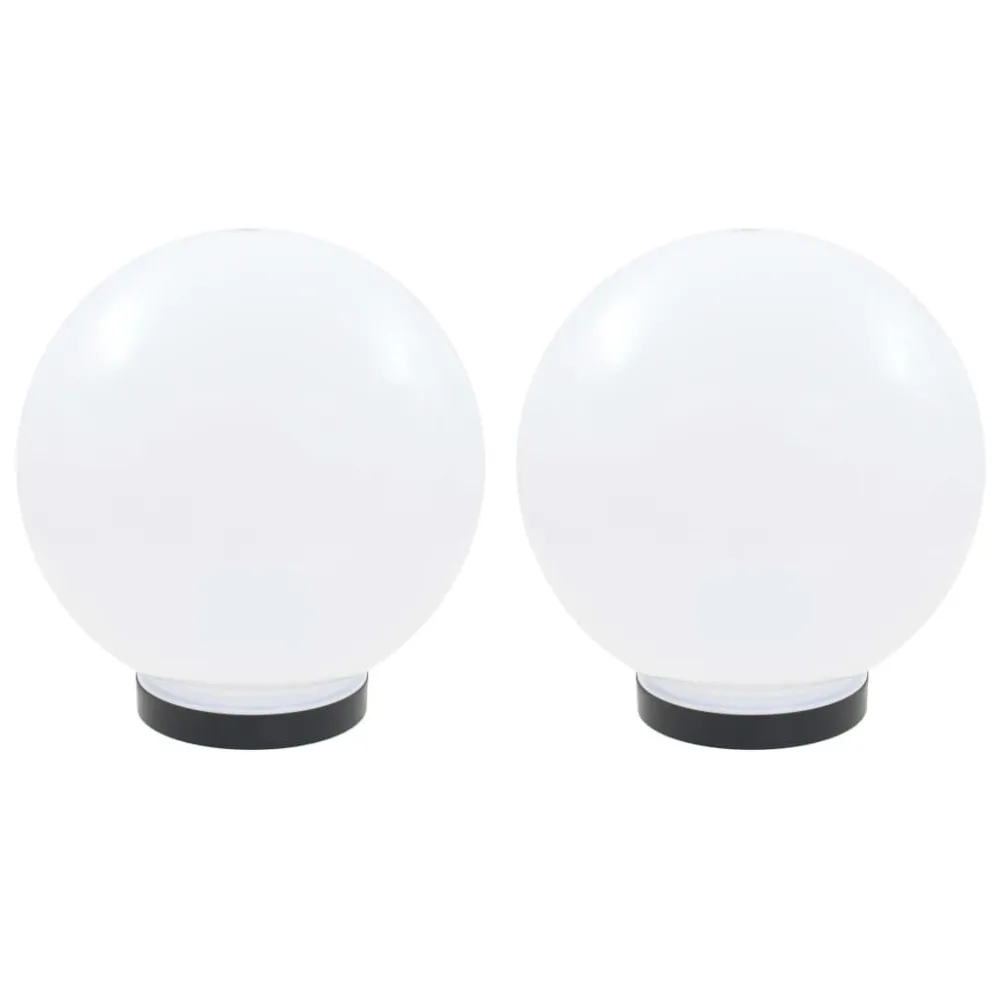 Classe de Proteção IP65 Candeeiro esférico LED 2 pcs 25 cm PMMA