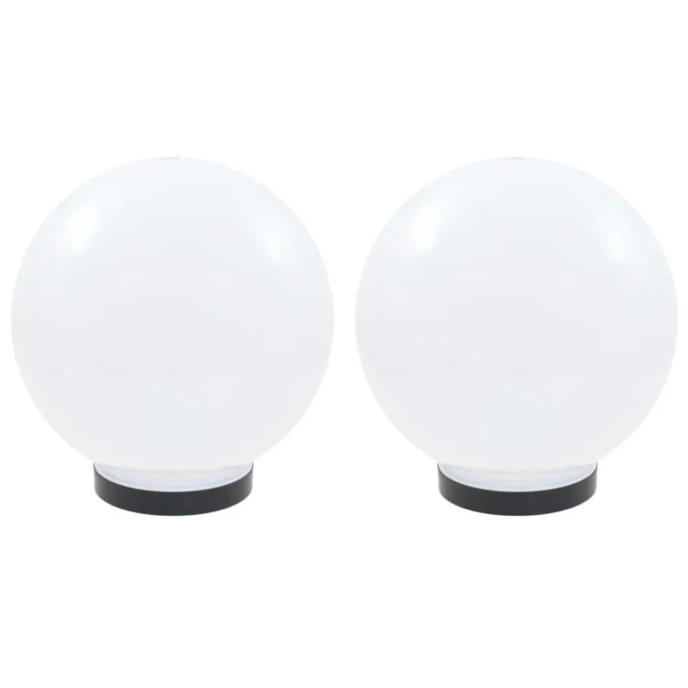 Classe de Proteção IP65 Candeeiro esférico LED 2 pcs 25 cm PMMA