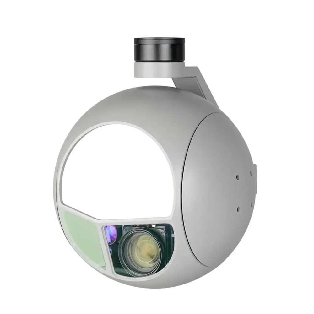 Câmera gimbal com sensores triplos ViewPro Q30TIRM-15100 para drone - Zoom óptico 7X 1280 IR térmico STARVIS EO com 10km LRF