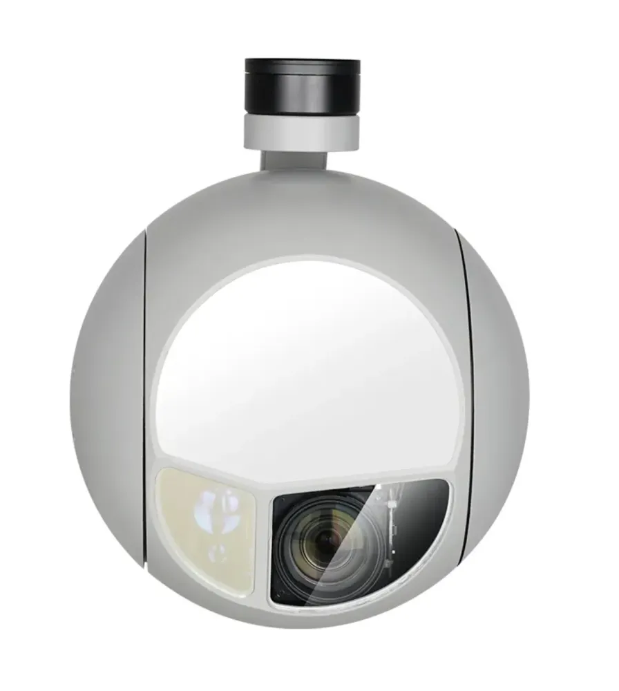 Câmera gimbal com sensores triplos ViewPro Q30TIRM-15100 para drone - Zoom óptico 7X 1280 IR térmico STARVIS EO com 10km LRF