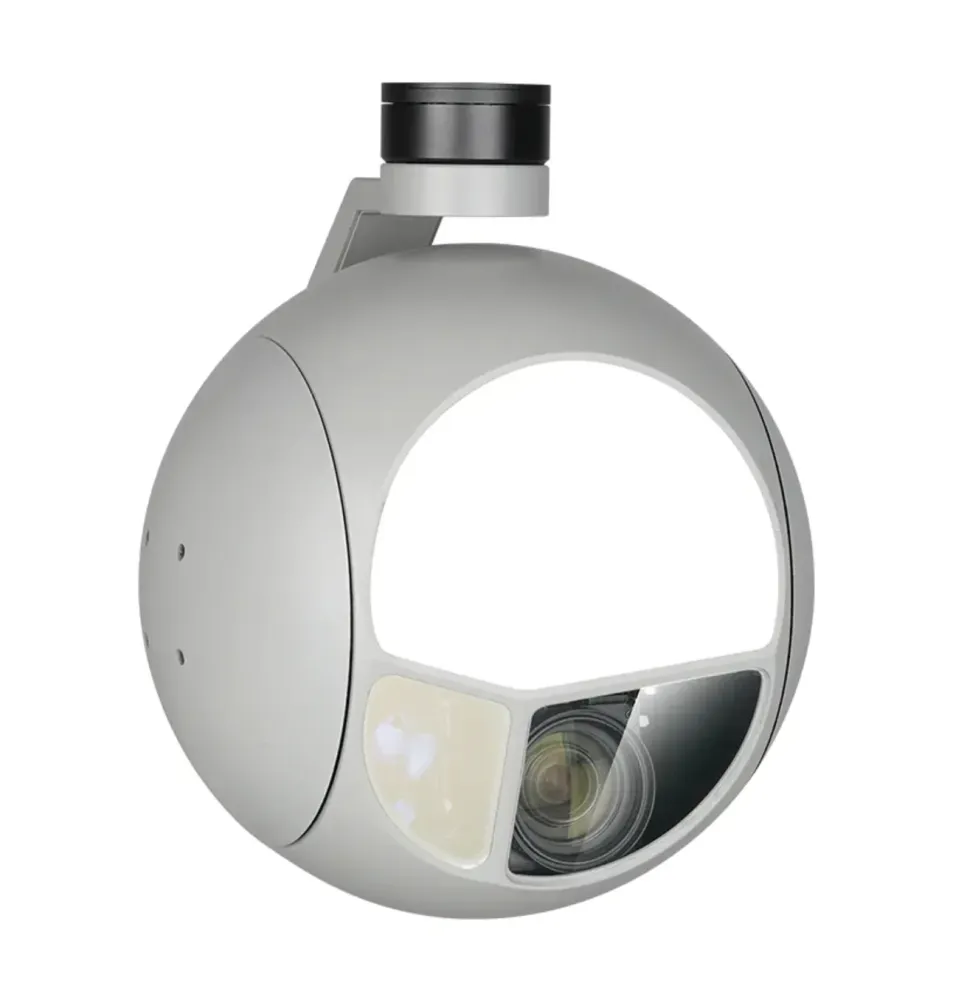 Câmera gimbal com sensores triplos ViewPro Q30TIRM-15100 para drone - Zoom óptico 7X 1280 IR térmico STARVIS EO com 10km LRF