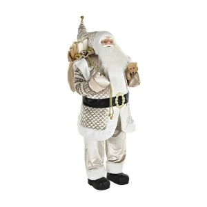 Decoração DKD Home Decor Pai Natal Cinzento PVC 60 x 50 x 124 cm