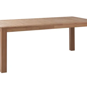 Eucalyptus Garden Dining Table 190 x 105 cm Light Wood MONSANO