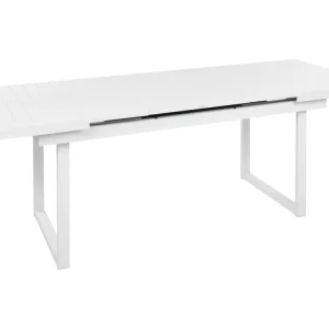 Extending Garden Table 180/240 x 90 cm Branco VALCANETTO