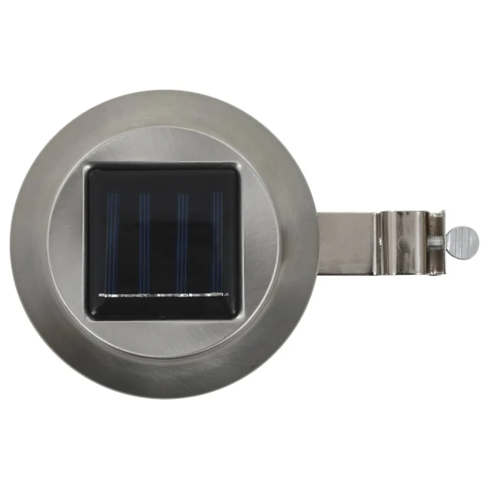 Fita LED à Prova d'Água Candeeiro de exterior solar LED 6 pcs branco redondo 12 cm