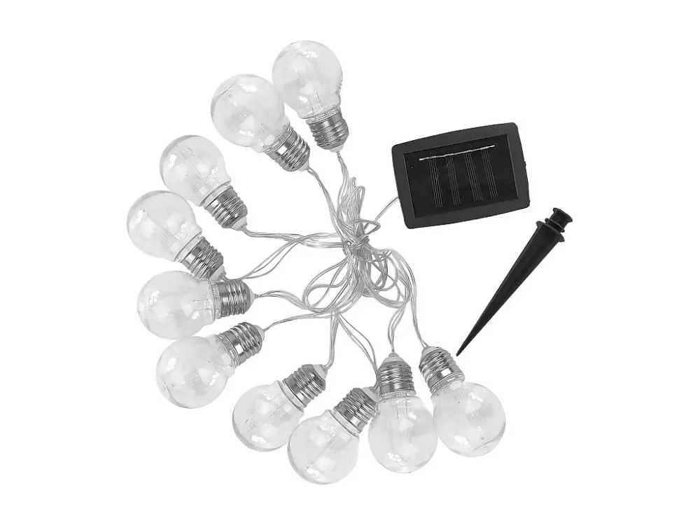 Grinalda solar 10 lâmpadas 3.8M DIXY