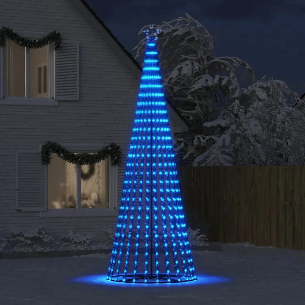 LED Árvore de Natal 1028 LEDs Azul 403 cm