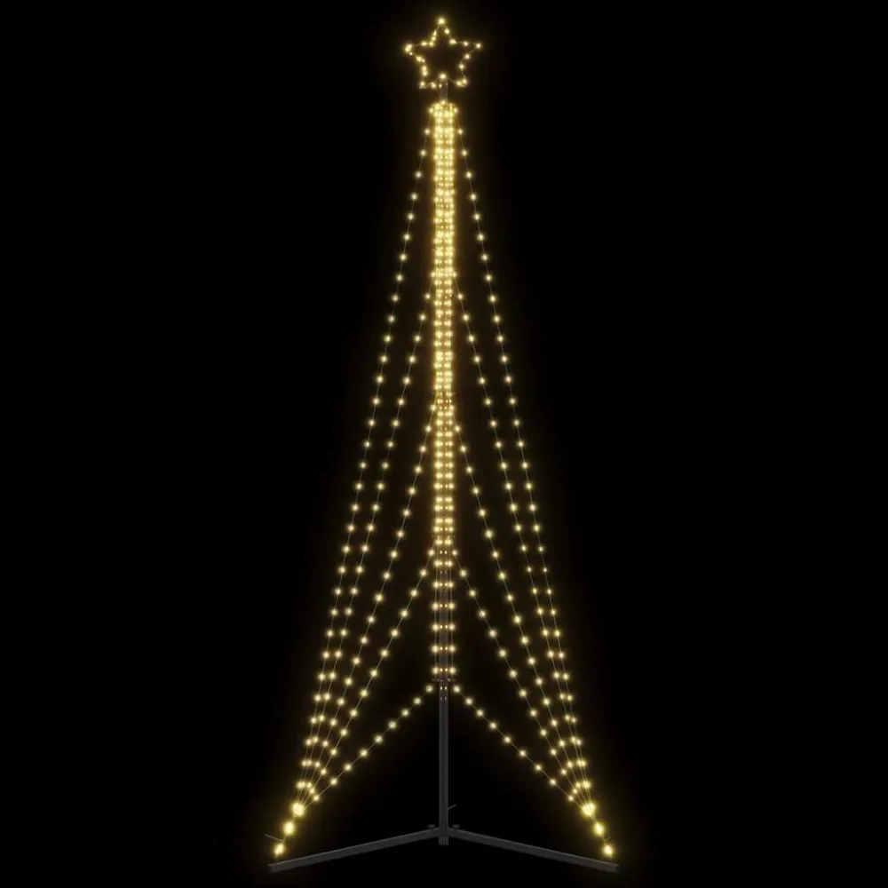LED Árvore de Natal 525 LEDs Branco Abrasador 302 cm