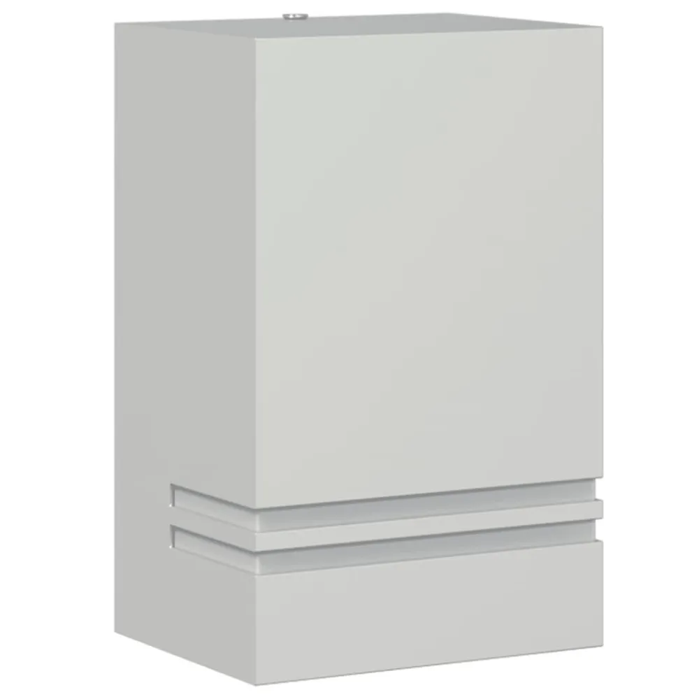 Luminária de Parede Externa Candeeiro de parede para exterior ço inoxidável prateado