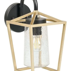 Luminária de Parede Externa Outdoor Wall Light Ouro ORDIE