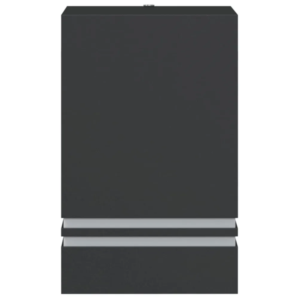 Luz de Passagem Candeeiro de parede para exterior ço inoxidável preto