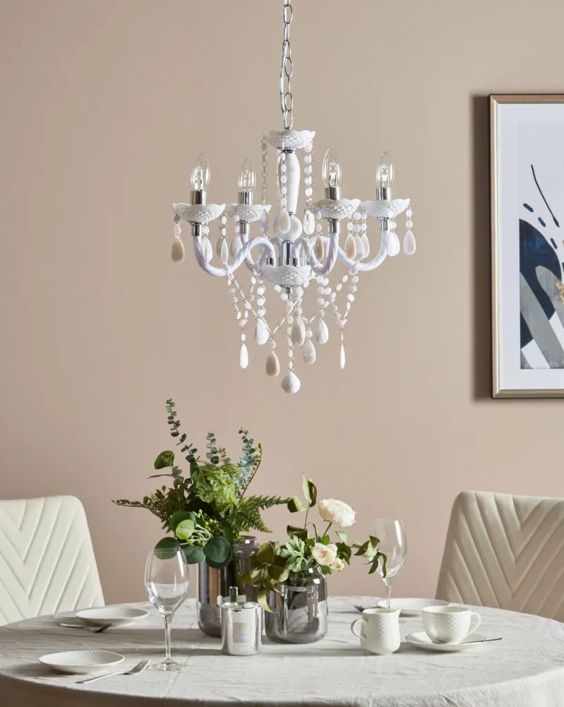 Luz de Passagem Lustre branco KALANG
