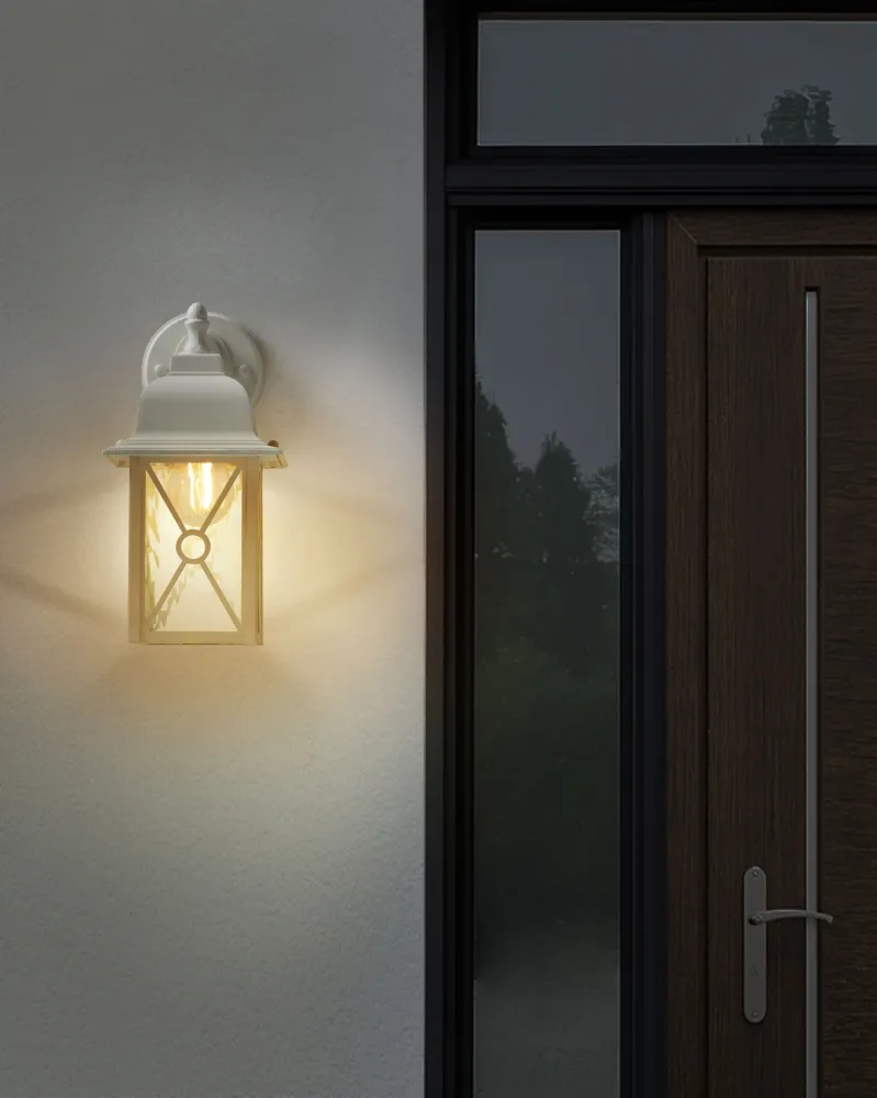 Luz de Passagem Outdoor Wall Light Pérola FINDON
