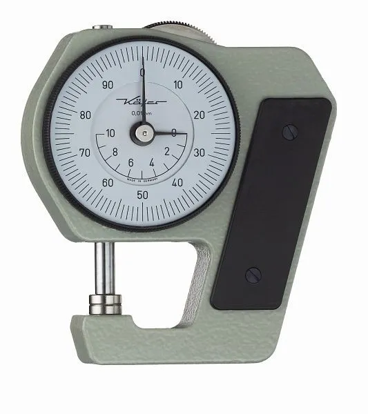 Medidor de espessura Vogel Germany, sonda forma F, 0 - 10 mm, profundidade do suporte: 18 mm, 240404-F