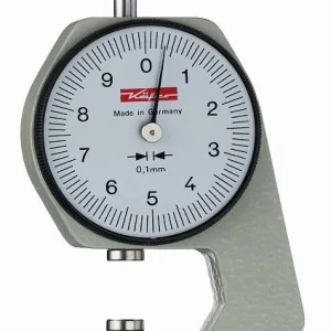 Medidor de espessura Vogel Germany, sonda forma F, 0 - 10 mm, profundidade do suporte: 15 mm, 240401-F
