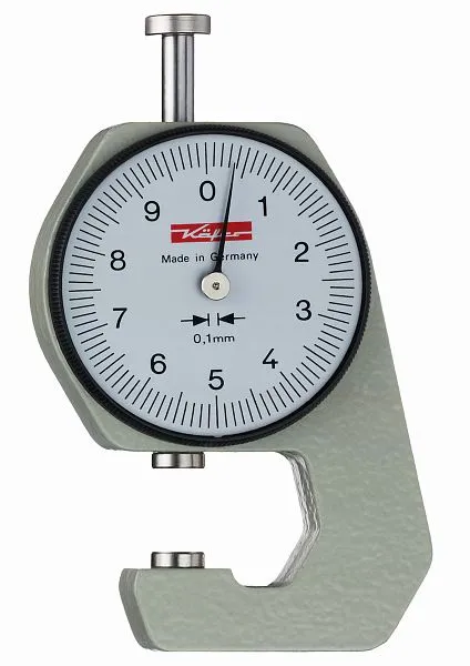 Medidor de espessura Vogel Germany, sonda forma F, 0 - 10 mm, profundidade do suporte: 15 mm, 240401-F