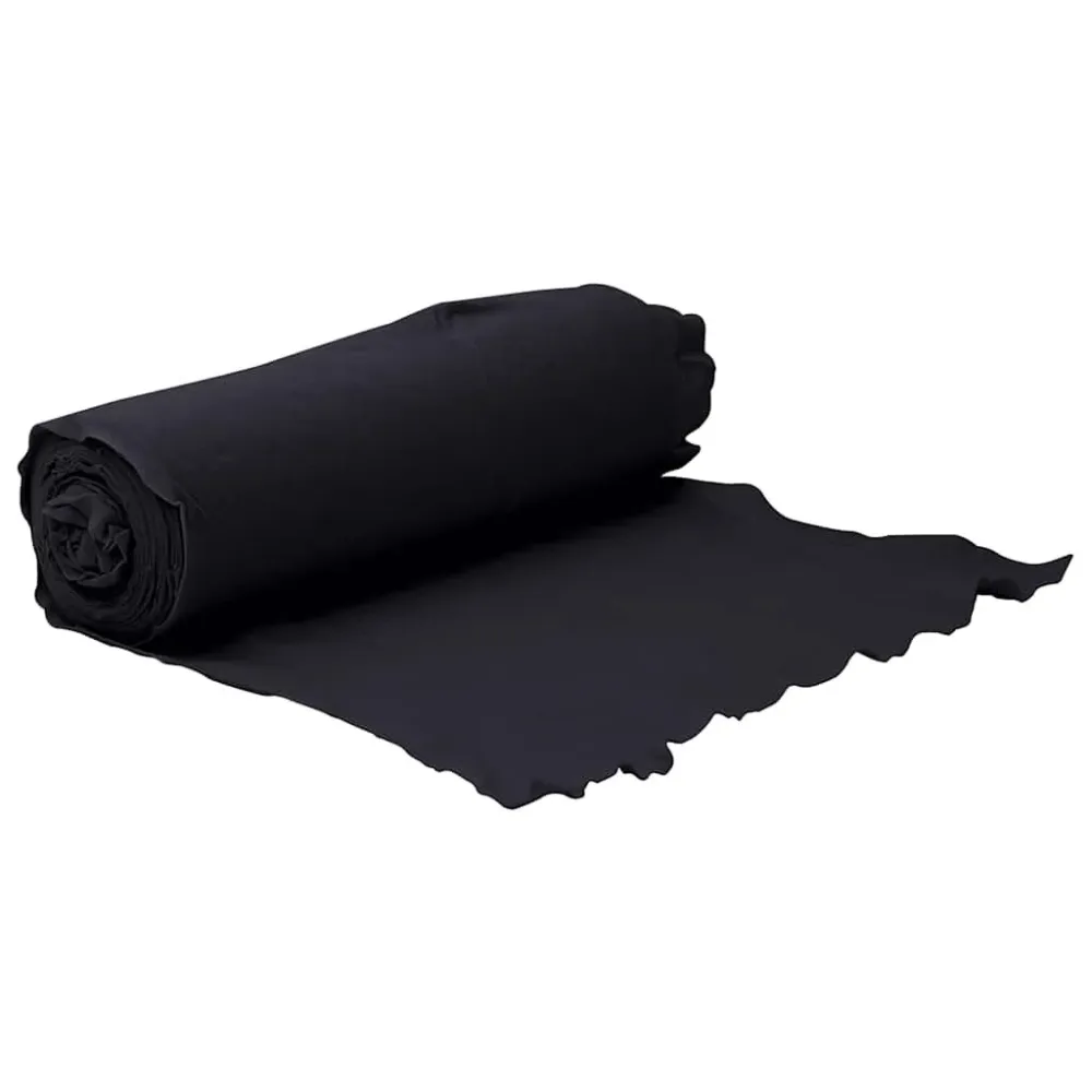 Membrana de geotêxtil 1x10 m fibra de poliéster preto
