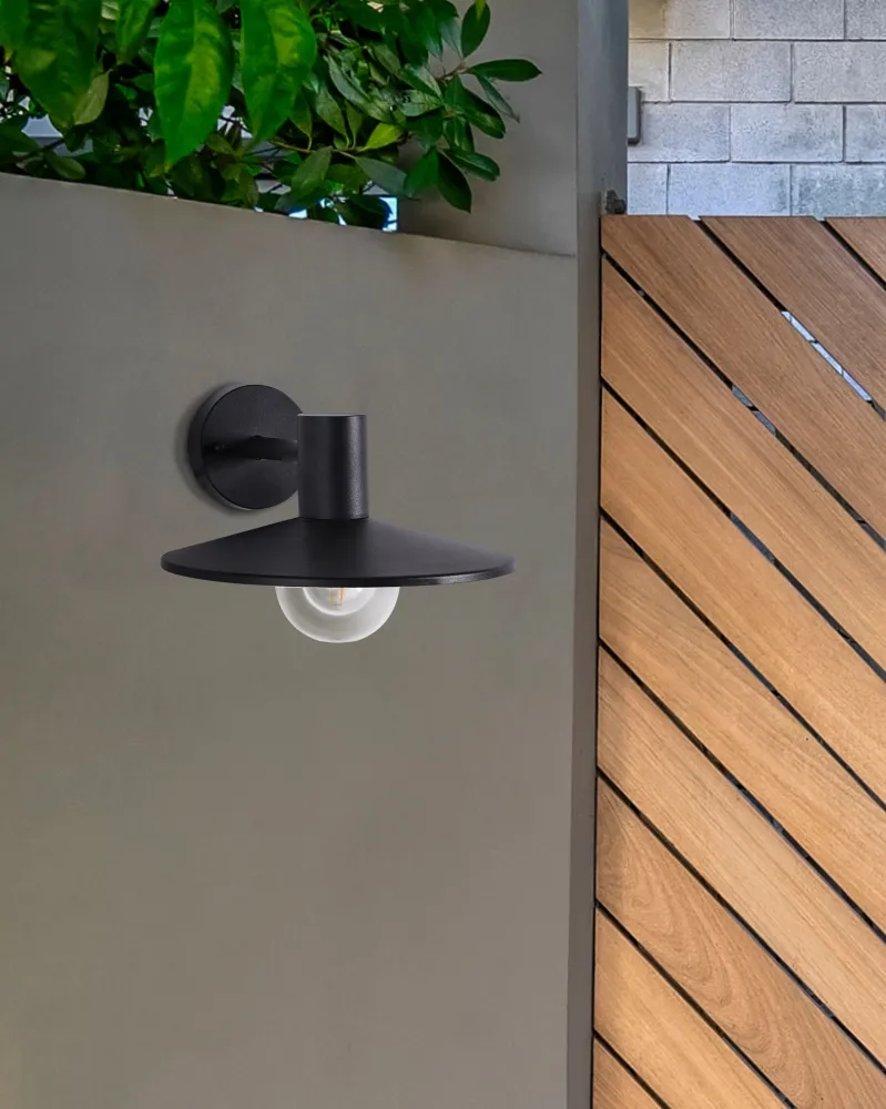 Outdoor Wall Lamp Carvão BARALIA Kit com 2 Unidades