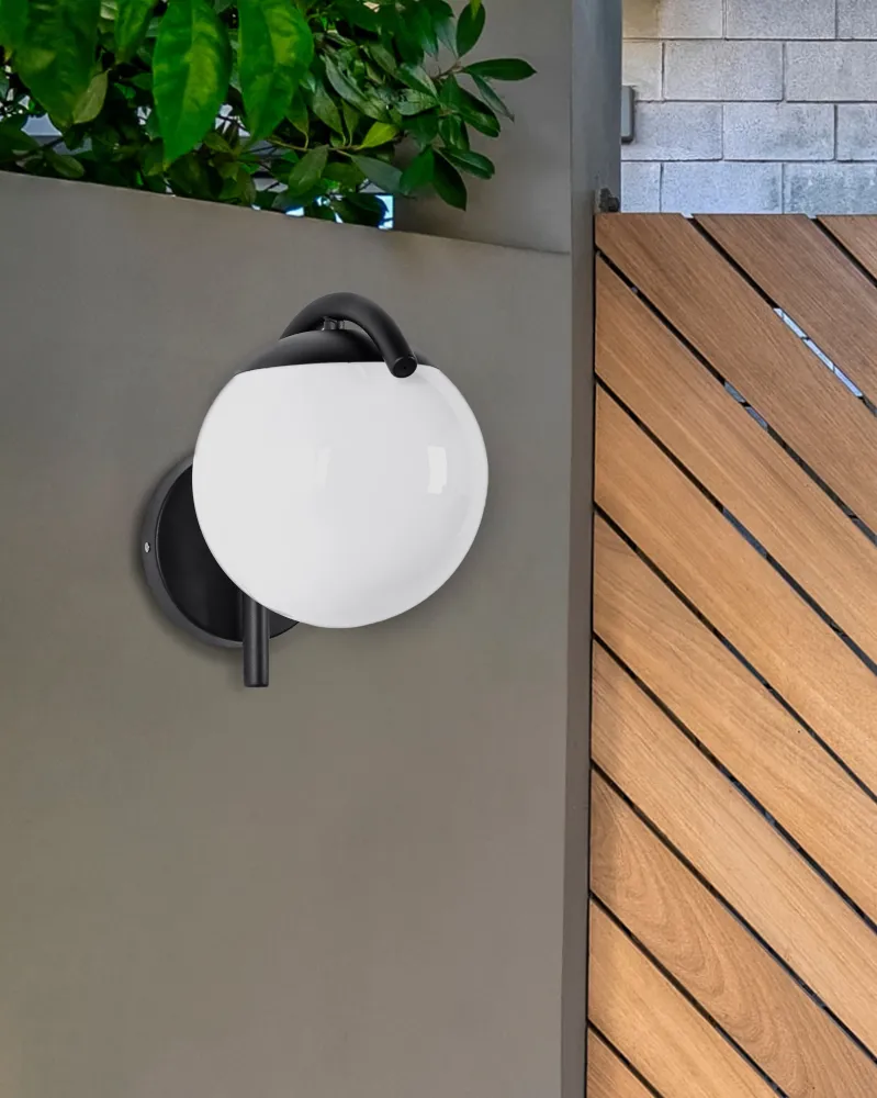 Outdoor Wall Lamp Carvão KULSI com Sensor de Movimento PIR