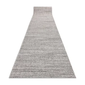 PASSADEIRA SIZAL FLOORLUX modelo 20389 prata / preto 120x420 cm