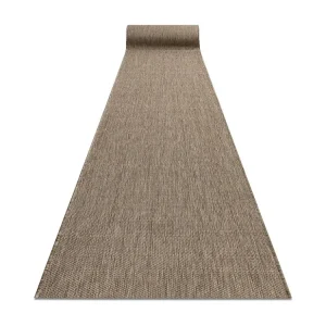 PASSADEIRA SIZAL FLOORLUX modelo 20433 cinzento apagado Cor sólida 100x700 cm
