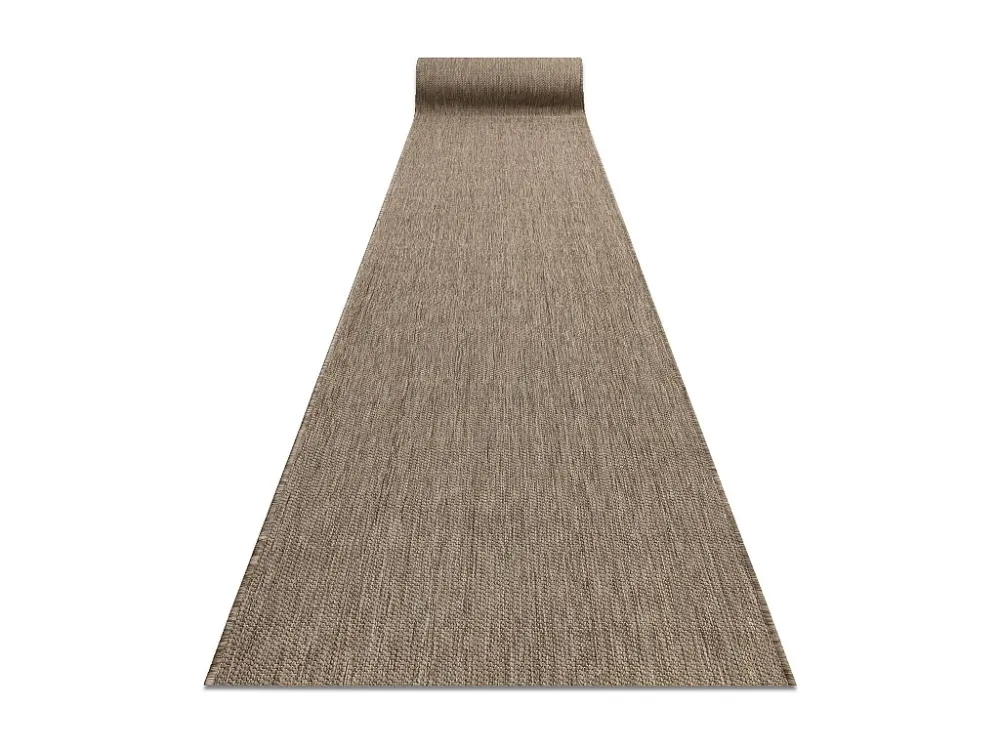 PASSADEIRA SIZAL FLOORLUX modelo 20433 cinzento apagado Cor sólida 100x700 cm