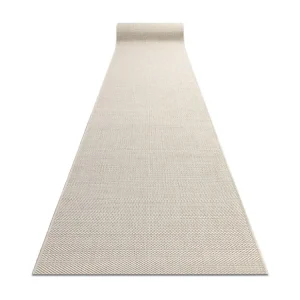 PASSADEIRA SIZAL FLOORLUX modelo 20433 creme Cor sólida 120x500 cm