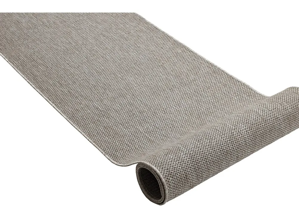 PASSADEIRA SIZAL FLOORLUX modelo 20433 prata Cor sólida 120x120 cm
