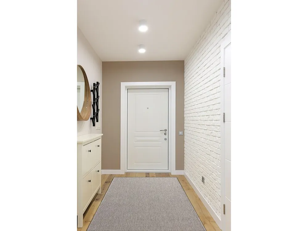 PASSADEIRA SIZAL FLOORLUX modelo 20433 prata Cor sólida 120x120 cm