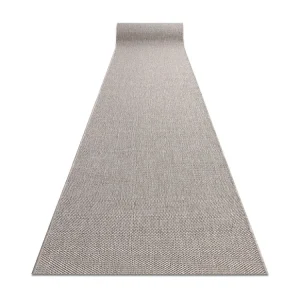 PASSADEIRA SIZAL FLOORLUX modelo 20433 prata Cor sólida 120x130 cm