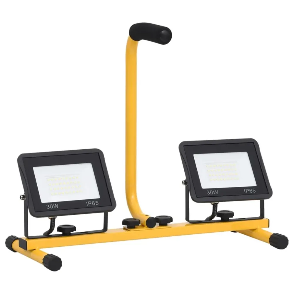Projetor com iluminação LED e pega 2x30 W branco helado
