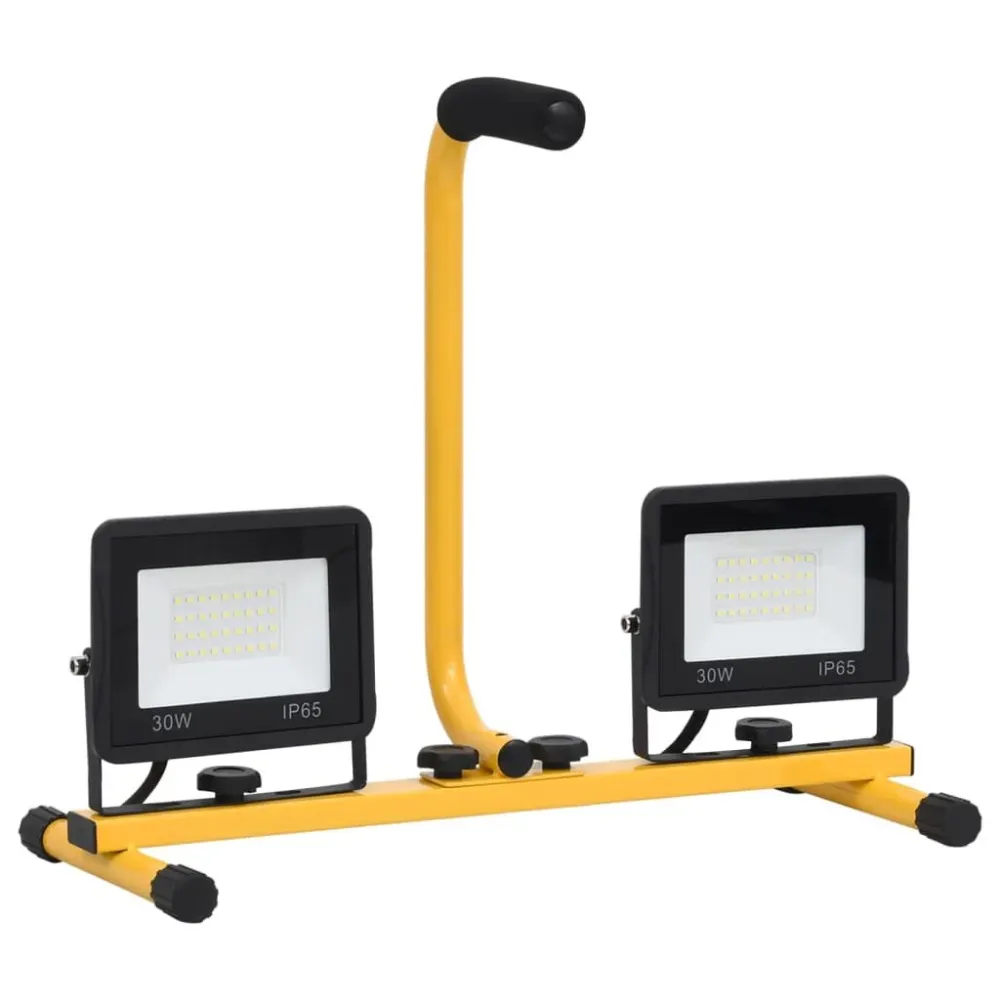 Projetor com iluminação LED e pega 2x30 W branco helado