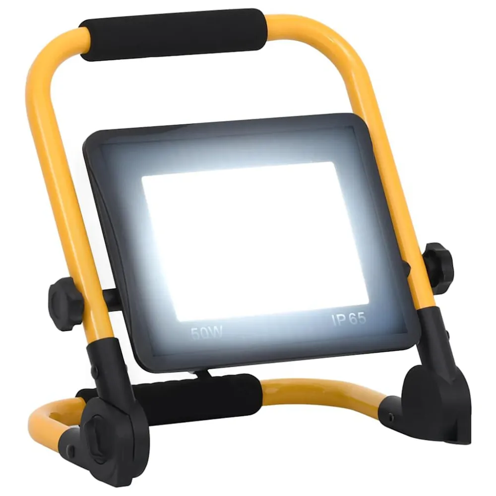 Projetor com iluminação LED e pega 50 W branco helado