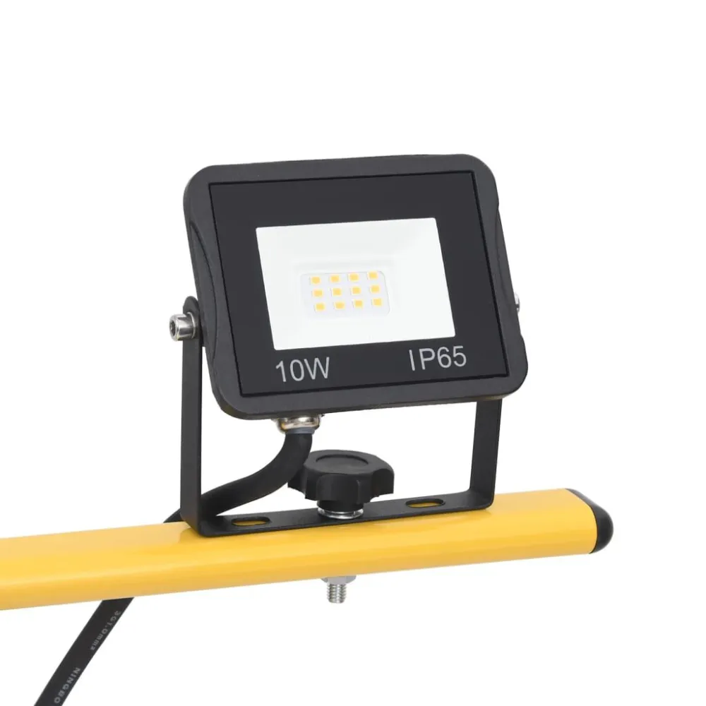 Projetor com iluminação LED e tripé 2x10 W branco helado