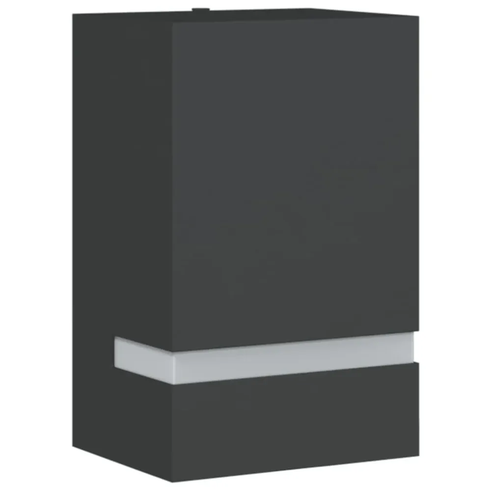 Projetor de Jardim Candeeiro de parede para exterior ço inoxidável preto