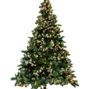Refletor LED Solar Árvore de natal pré-Iluminada 180 cm verde PALOMAR